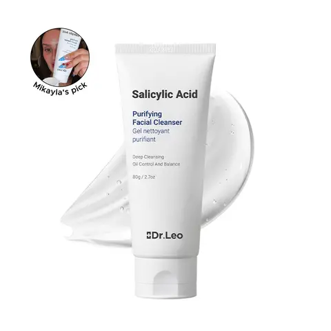 【On Sale】Dr.Leo Salicylic Acid Purifying Facial Cleanser Gentle Cleansing Affordable Skincare for Sensitive Skin 80g Acne Foam #sohochic #tiktokshopbacktoschool