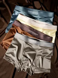 Men's Ice Silk Underwear Brief Set, performance boxer briefs, Breathable Cool Comfort Fit Design, Soft & Lightweight Fabric, Perfect for Daily Wear