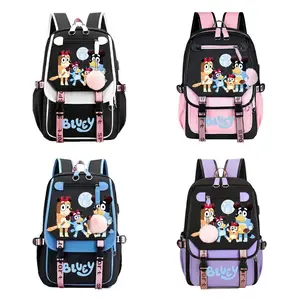 Kpop Demon Hunter Backpack Set, Adjustable Straps, Nylon Material, Zip Closure, Tablet Compartment, Lightweight, Large Capacity, Anime Theme