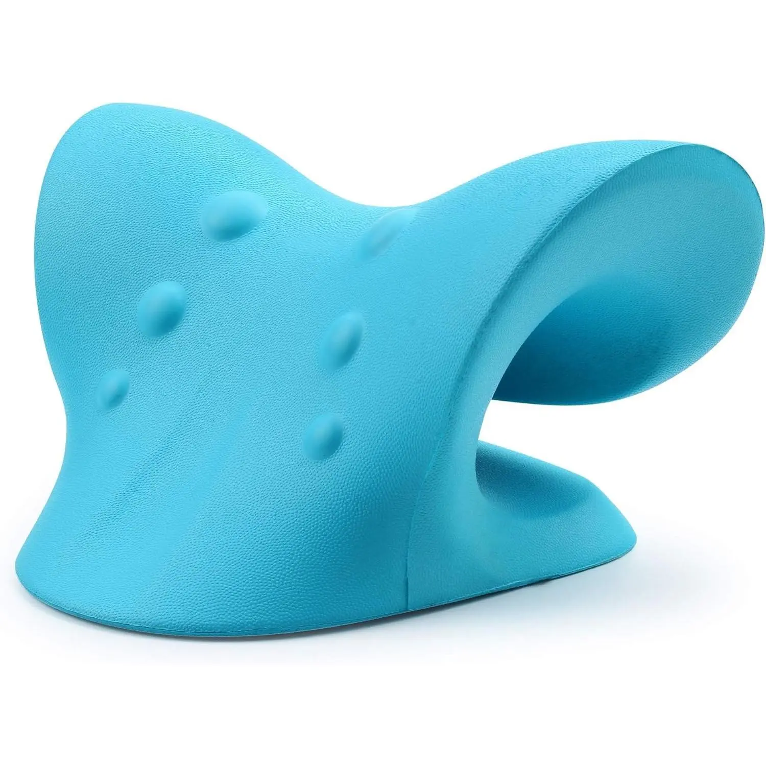 Medical Grade C-Shaped Neck Traction Pillow, Home Use, Gentle Acupressure and Curvature Correction, Post-Surgery Rehabilitation Aid, Home Shoulder Neck Pain Relief, Neck Rest Cushion