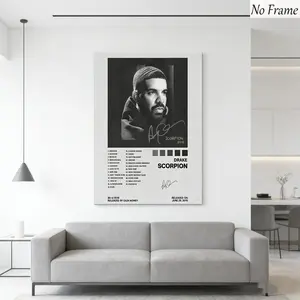 Music Album Cover Poster, Fashion Home Decor, Modern Art Decoration, Modern Cool Design, Living Room Bedroom Wall Art, Ideal Gift, HD Waterproof Artwork, Unframed Art Print, Canvas Wall Art