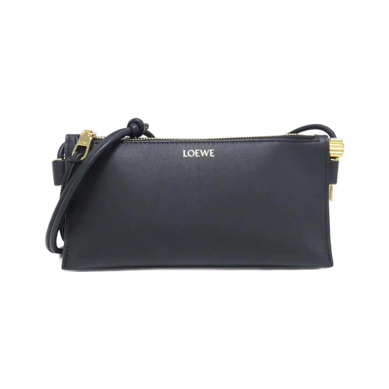 Pre-owned Loewe Calfskin Shoulder Bags Hoya Pouch Calf Shoulder Bag