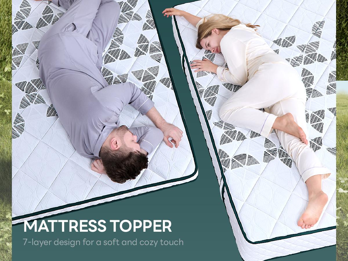 LIKIMIO 12/14 Inch twin/Full/queen Size Mattress, 2-in-1 Hybrid Mattress w/Memory Foam & Pocket Springs in A Box, Oeko-TEX & CertiPUR-US Certified, Made in USA