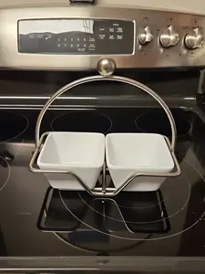 Pampered Chef Simple Additions  3pc Caddy Set With Serving Bowls #808C