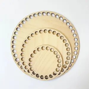 Wooden Base Set-4, 6, 8 inches (10mm holes)