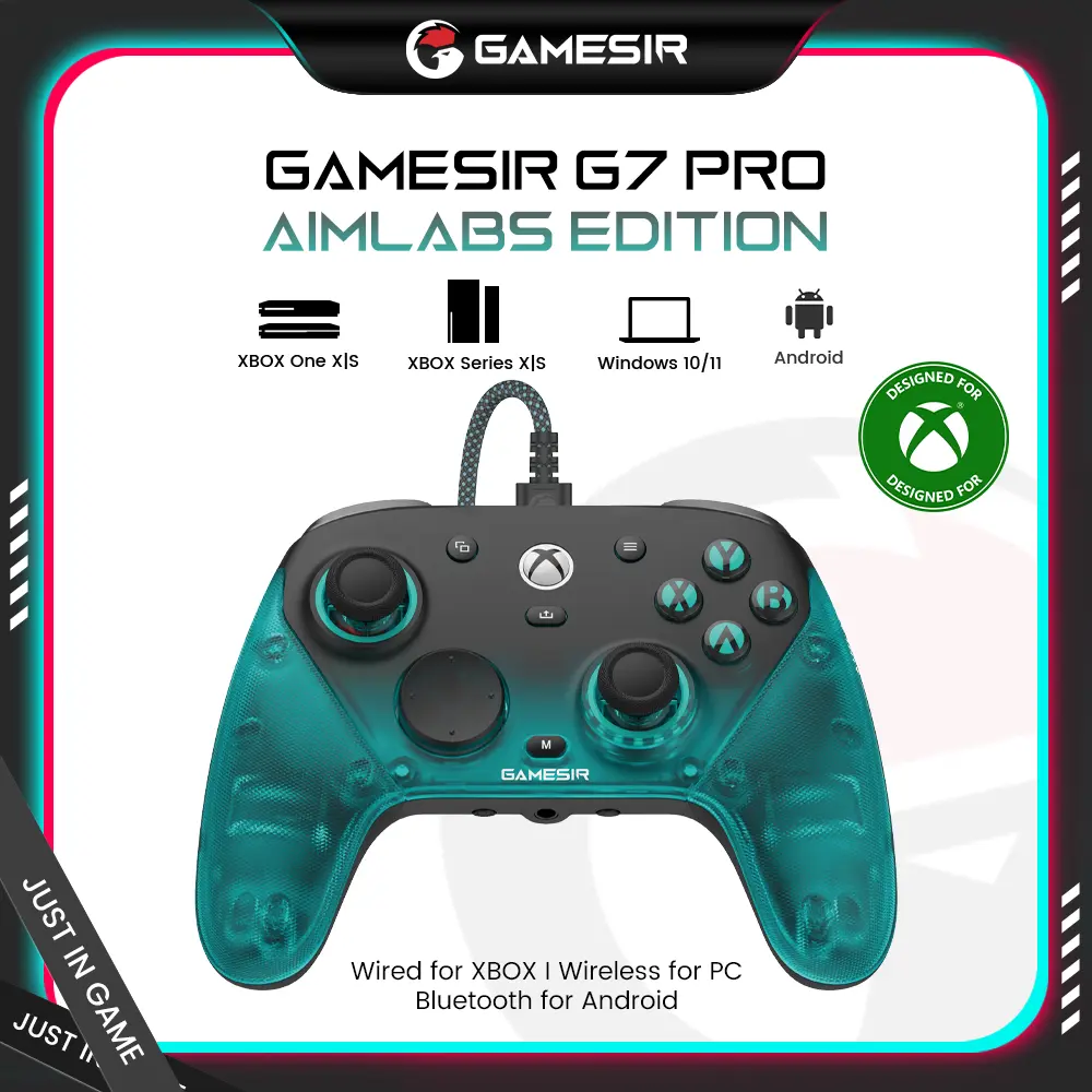 GameSir G7 Pro Aimlabs Edition Wired Controller for XBOX, Wireless for PC & Mobile
