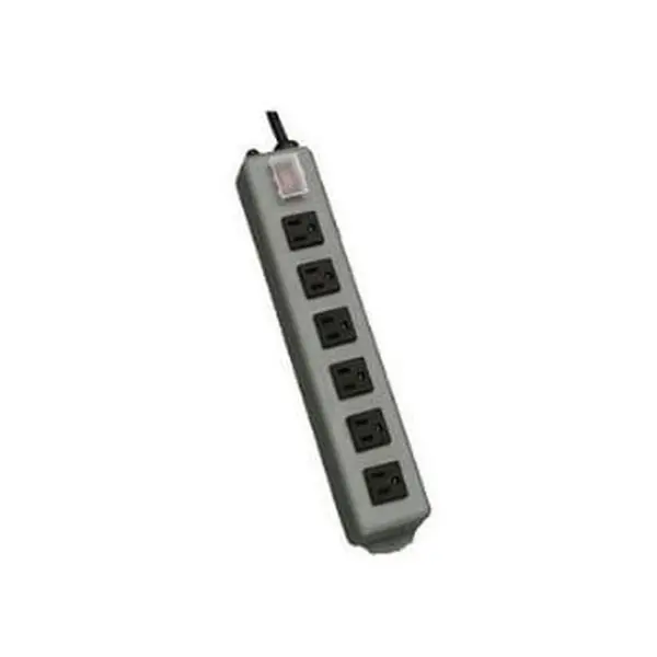 Tripp Lite Right Angle Power Strip - 6 Right Angle Outlets, 15ft Cord, Model UL24RA-15, Audio & Video Accessory for Home, Office