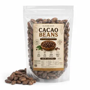 Alebrixes | Whole Cacao Beans 4 oz (114 g) | Granos de Cacao -Raw Cacao Beans | Authentic Mexican Raw Cacao - Premium Quality | Natural - Imported from Mexico