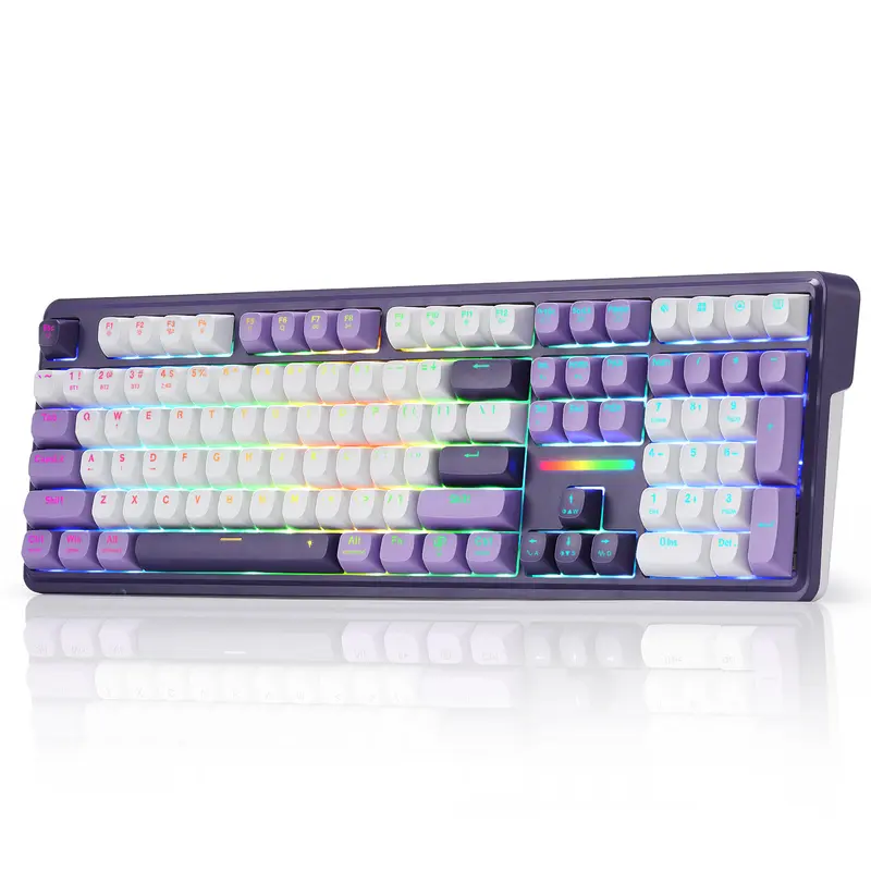 ZIFRIEND TK68 60% Mechanical Gaming Keyboard,RGB Light,Portable 68