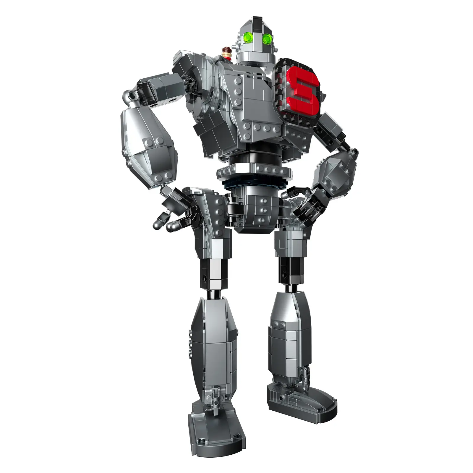 Mega Iron Monster Building Blocks Set (883 pcs) – Giant Halloween Creature Toy for Boys, Girls & Adults,Great Gift for Fans of Monsters, Creatures & D