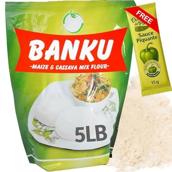 Home Fresh Banku Maize & Cassava Mix Flour, 1kg