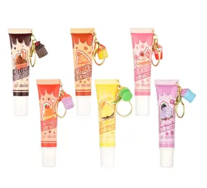 Kevin & Coco Lip Gloss Keychain – Cute Dessert Collection