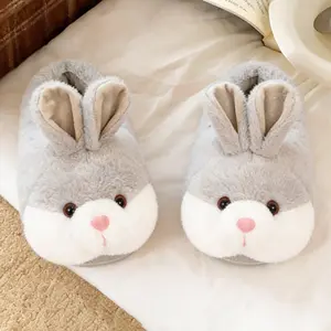 Cuddle Up in Cuteness! 3D Bunny Ear Slippers for Women - Ultra Soft Plush House Shoes, Adorable & Cozy Indoor Footwear, Viral Comfort Must-Have!