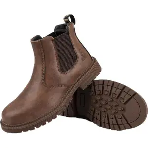 Mid-Topped Work Safety Shoes, Wear Resistant Labour Insurance Shoes, Smash and Puncture Resistant Steel Toe Shoes, Soft and Comfortable Outdoor Adventure Protection Boots