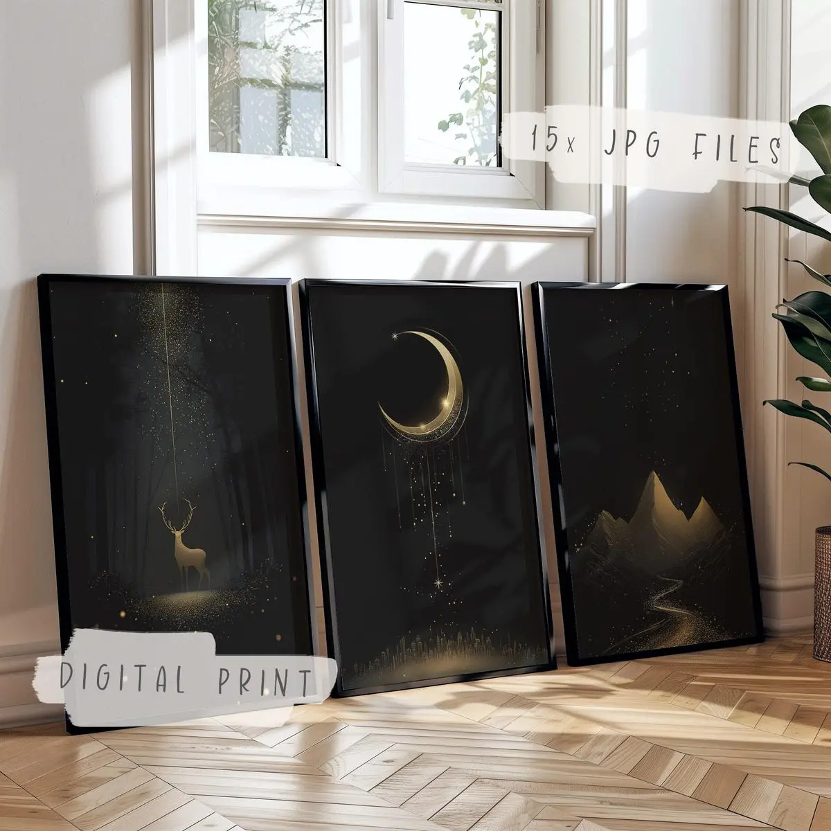 Unframed, Room Decor, Sarah J Maas Set of 3 Prints, Throne of Glass Poster, Bookworm Merch, Book Citation Wall Art, Crescent City, Acotar, 5 size, 8x12 to 27x40 inch