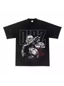 Mixed Martial Arts  Diaz Chimaev Poirier Printed Summer Short Sleeve T-Shirt Men's and Women's Casual Large MMA Lovers Top