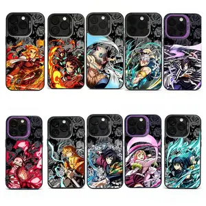 Demon Slayer Tanjiro Matte Case iPhone 17/16/15/14/13/12/11 Samsung S25 S24 S23 S22 S21 anime d-demon edge pad durable christmas gift phone