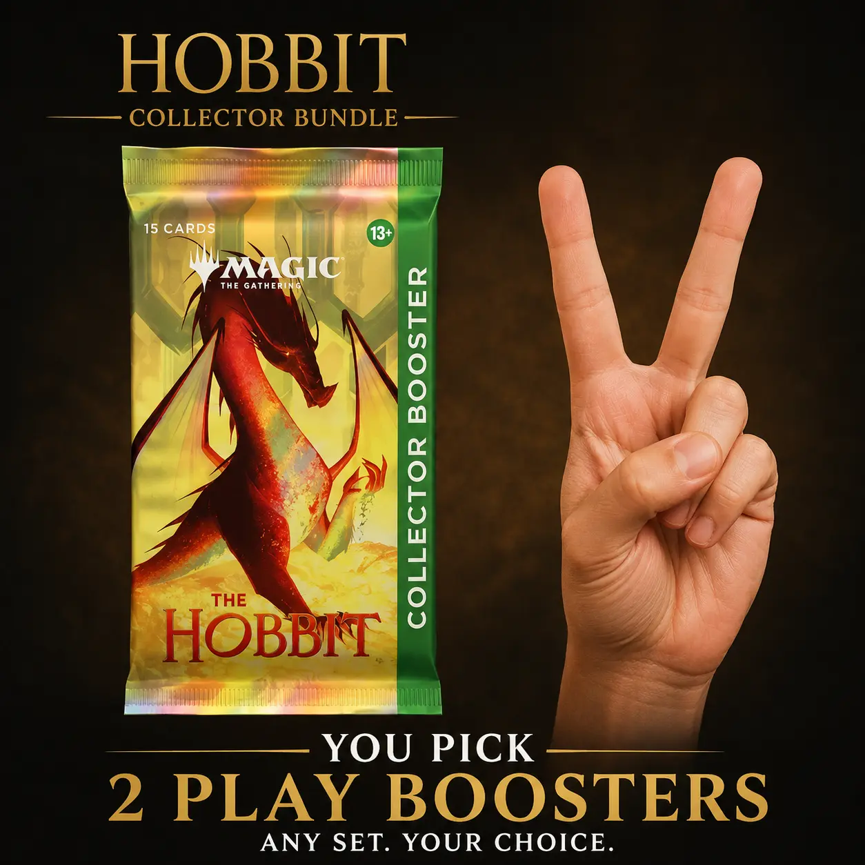 Hobbit Collector Bundle with 1 Collector Booster and 2 Play Boosters of Your Choice