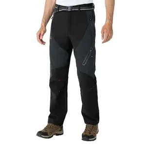 Men's Waterproof Pants Insulated Cold Weather Walking Winter Skiing Skiing Soft Shell Outdoor Pants zipper pocket Climbing Hot Jogging Pants Hot lining Jogging Pants Men