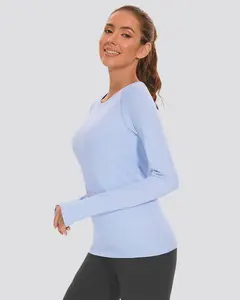 Seamless Long Sleeve Tops (Thumb Hole)