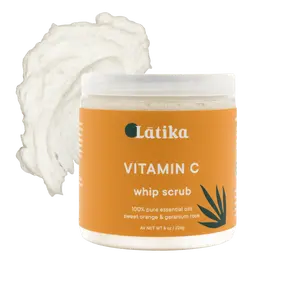 Latika Whip Scrub – Vitamin C (3-in-1 Exfoliate, Cleanse & Moisturize)
