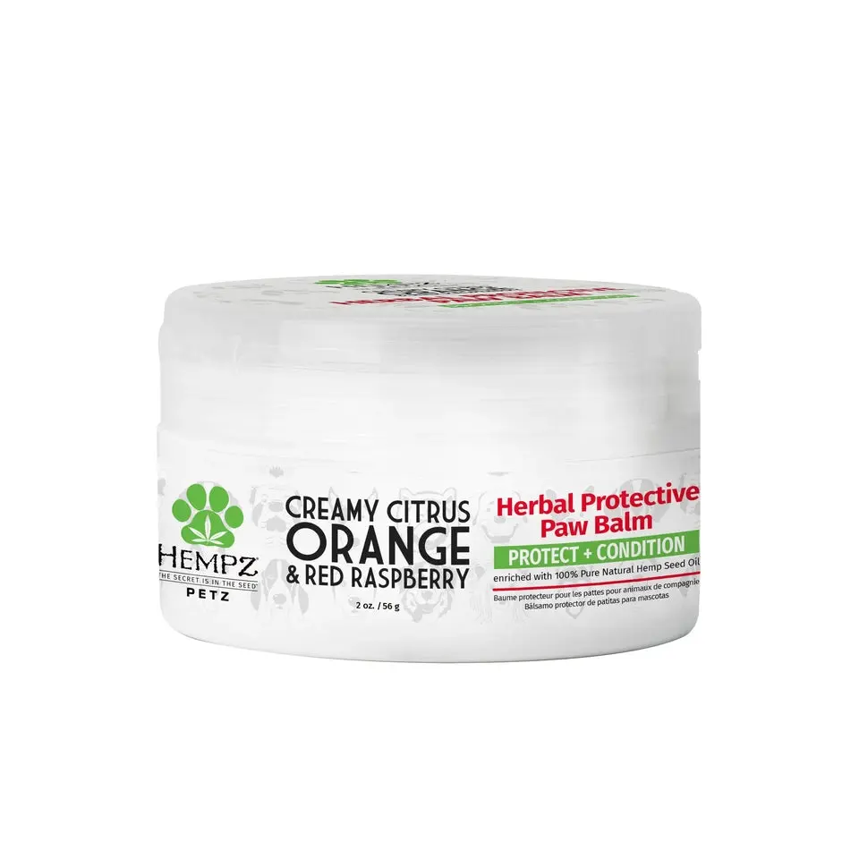 Petz Creamy Citrus Orange & Red Raspberry Herbal Protective Paw Balm