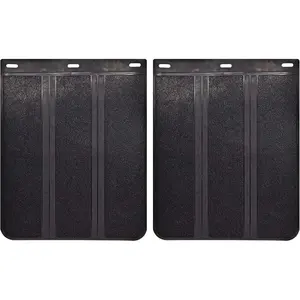 2pcs/Set Universal Heavy Duty Rubber Mud Flaps Car Pickup SUV Vans minivans Light Trucks RVs SUVs Semi-Truck Motor Home 4x4 4WD Off-Road Splash Guards Mudflaps Mudguards Dirty Traps 15”x12”