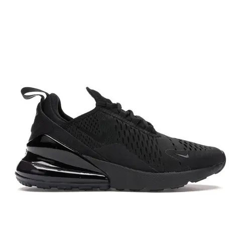 Nike Women's Air Max 270 Triple Black Running Shoes, from StockX