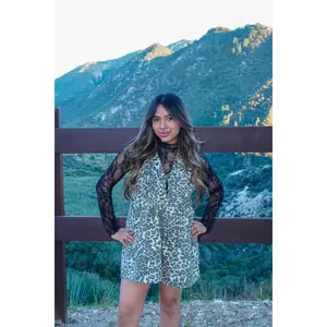 Leopard Luxe Romper