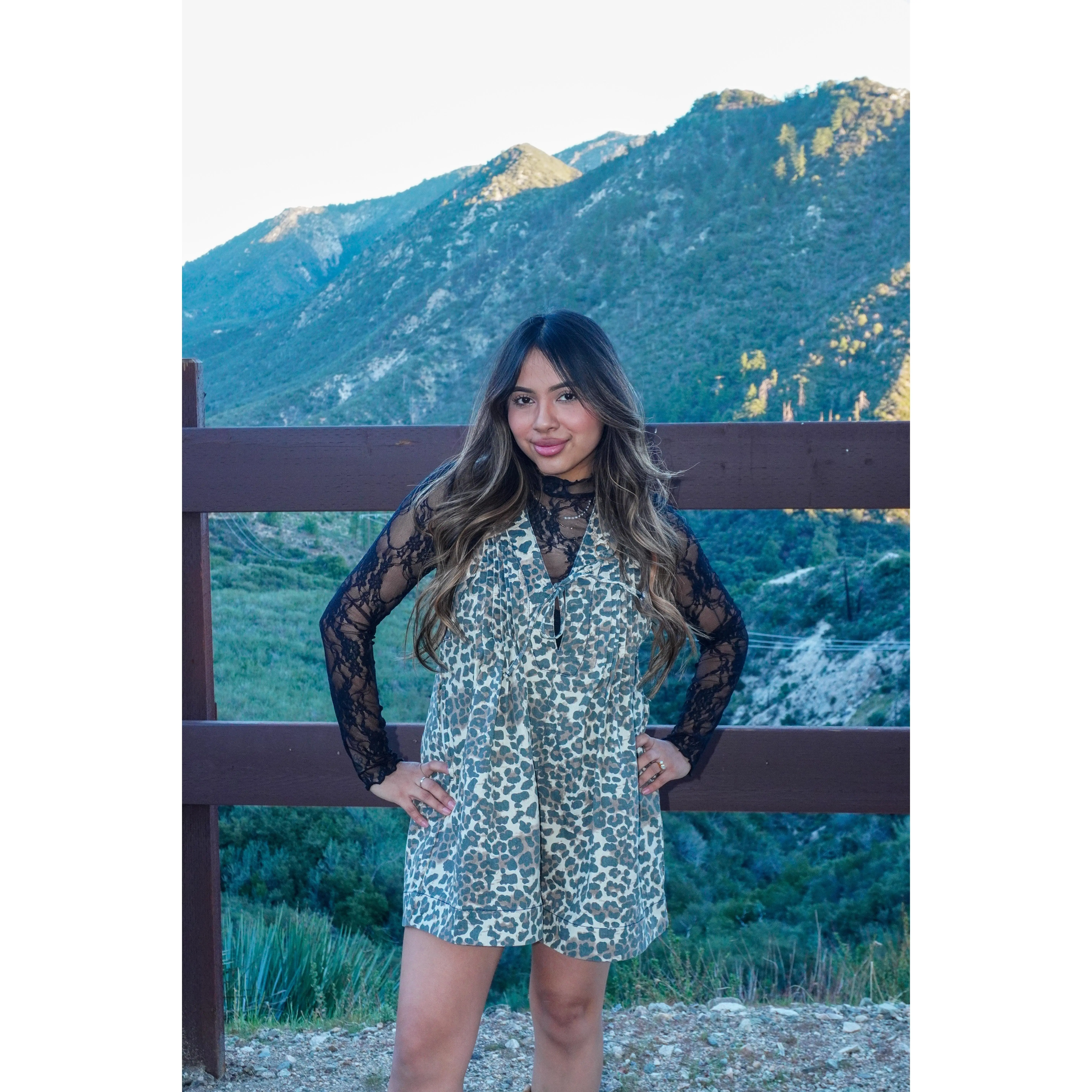 Leopard Luxe Romper