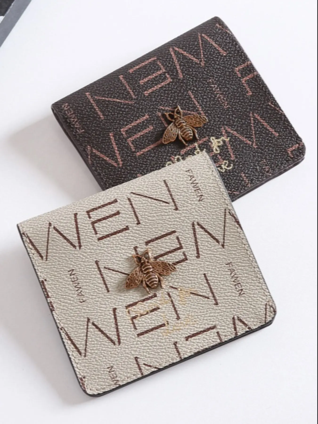 Women's Short Leather Wallet, New Fashion Genuine Leather Coin Purse, Simple Mini Multi-Function Ultra-Thin Cowhide Card Holder, Elegant Minimalist Wallet