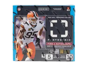 LIVE RIP! - (X1) 2025 Photogenic Football HOBBY Box - Sports Trading Cards