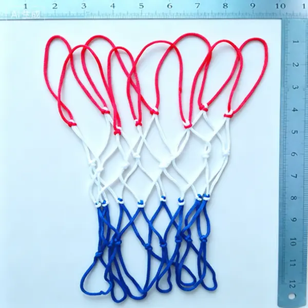 Small Mini Basketball Hoop Replacement Net - Anti-Whip UV Nylon, Fits 8-10.25" Loops, All Weather, Ideal for Entertainment & Kids Games, Children, Durable, 12 In, Flexible, Highly Elastic, Sports Activities