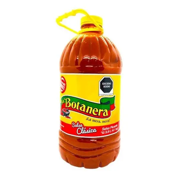 La Botanera Original Hot Sauce 1 Gallon Bottle for Authentic Flavor