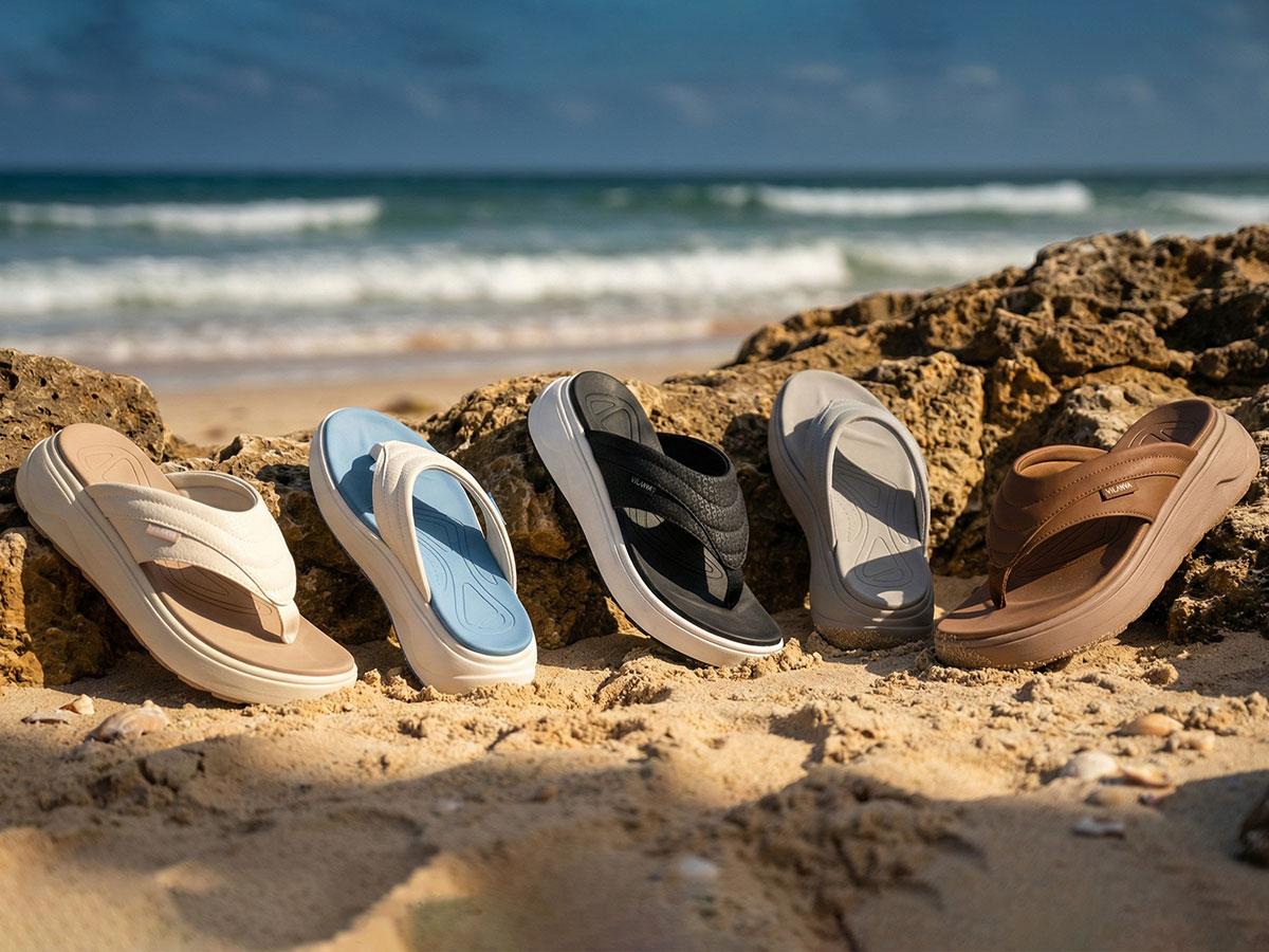 Women's Platform Flip Flops with Arch Support for Plantar Fasciitis Relief Cushioned Walking Sandals Lightweight Non-Slip Shoes for 2026 Summer Outfits