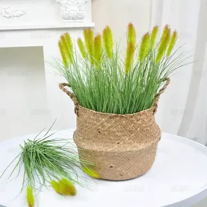 Realistic Dog Tail Grass Decorative Branches, Artificial Reed & Mulegrass Decoration, Perfect for Home & Garden, High-Quality Faux Plants