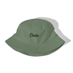 Organic bucket hat, Gift for girl , custom bucket hat.