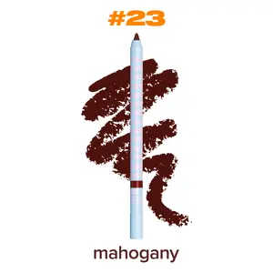 #23: Mahogany Brown Color - Sharpenable Lip Liner Pencil for Perfect Definition + Color - Smooth-Glide, High-Pigment, Long-Lasting, Creamy Formula