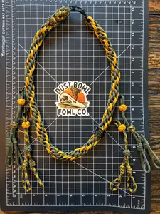 Shorty Round Braid - OD Green x Yellow
