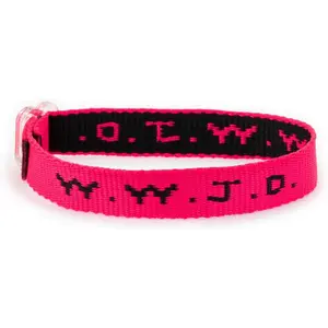 Single WWJD Bracelet - What Would  Do