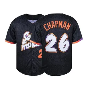 Black Baseball Jersey #26 Comfortable Breathable Soft Fabric Embroidered Letters and Numbers for Baseball Fans