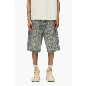 P070 Hand Beaded & Crystal Embellished Short