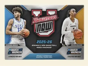 2025/26 Bowman University NOW March Madness Basketball Hobby Box