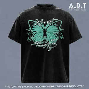 Y2K Hilary Duff Why Not Butterfly Acid Washed Shirt | Hilary Duff Wash Shirt Lucky Me Tour Merchandise Vintage Concert Tee | Graphic Fan Gift Music Lover | Retro 2000s Shirt | Nostalgic Pop Culture Concert Tee