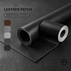 Unberr Self Adhesive Leather Repair Patch Tape Sofa Repair Patch for Furniture Leather Couch Patch, for Sofas, Furniture, Car Seats, Office Chairs 7.62*152.4cm/3*60 In
