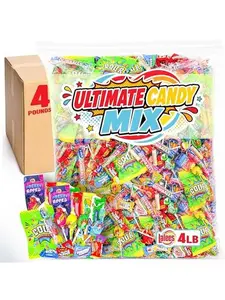 Lalees Ultimate Candy Mix - 4 Pounds - Pinata Candy Assortment - Birthday Party Favors - Novelty Fun Candies