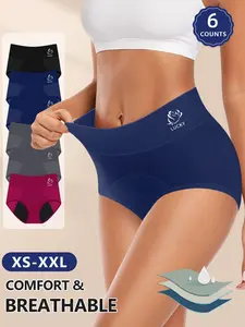 High-Waisted Breathable Mesh Women's Underwear Set, Soft Stretchy No Belly Squeeze, Daily Comfort Butt-Lifting Triangle Pants, XS-Xxl