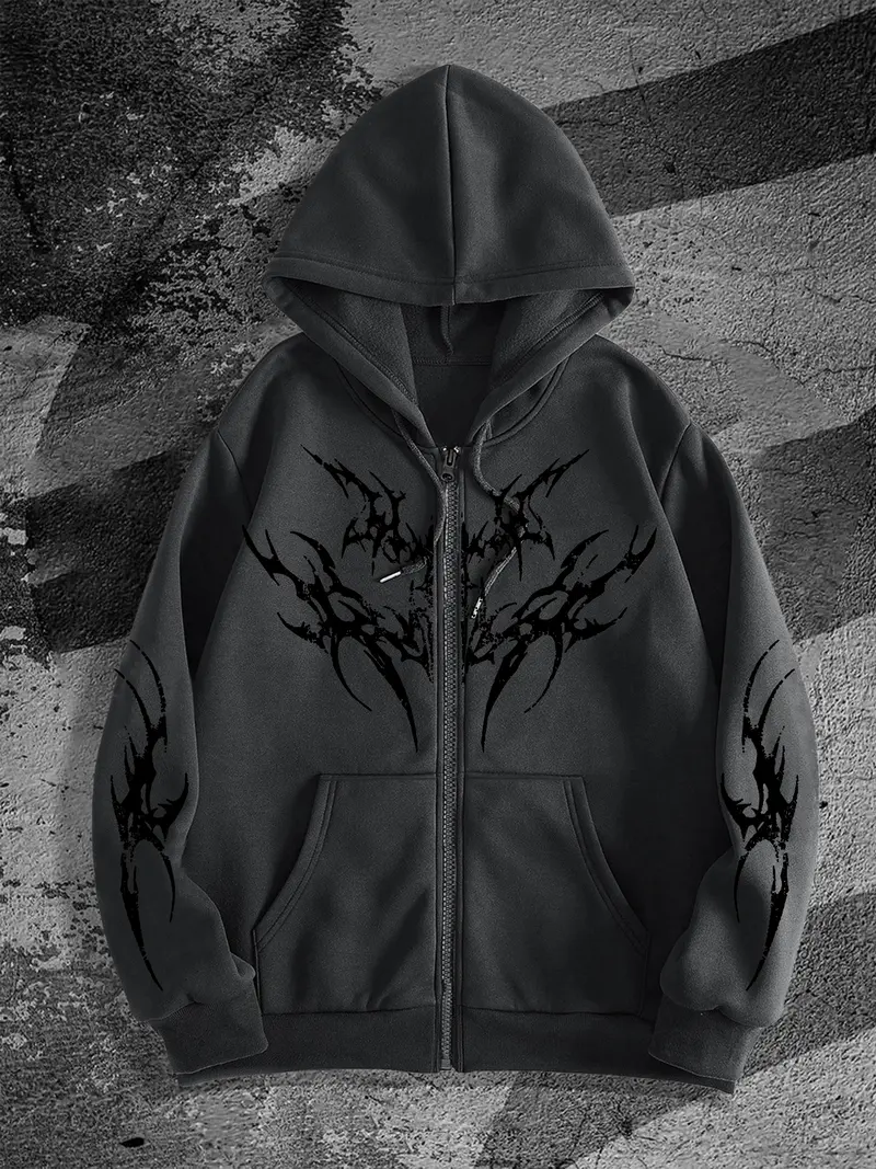 grunge y2k hoodie - TikTok Shop
