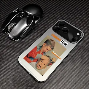 Vintage Funny Haircut Meme Phone Case for iPhone 17 Pro Max/16 Pro Max/15Pro Max 15/14/13/12 & Samsung S25 Ultra All Models, Double-Layer TPU Shockproof Protective Cover