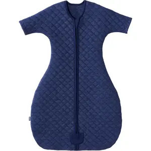 Transition Swaddle, Sleepsack Wearable Blanket, TOG 1.5, Heather Blue, Small